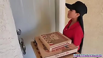 Watch A Delivery Girl In Action In This Explicit Video