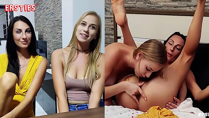 Alison G Y Sirena Se Entregan Al Placer De Lamer Coños Y Strapon