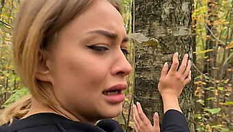 A Maniac Watches A Girl In The Woods And Eventually Fucks Her