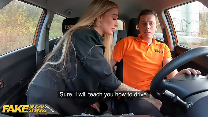 Pelajaran Deepthroat Yang Lucu Dengan Daisy Lee Dalam Video Fakedrivingschool